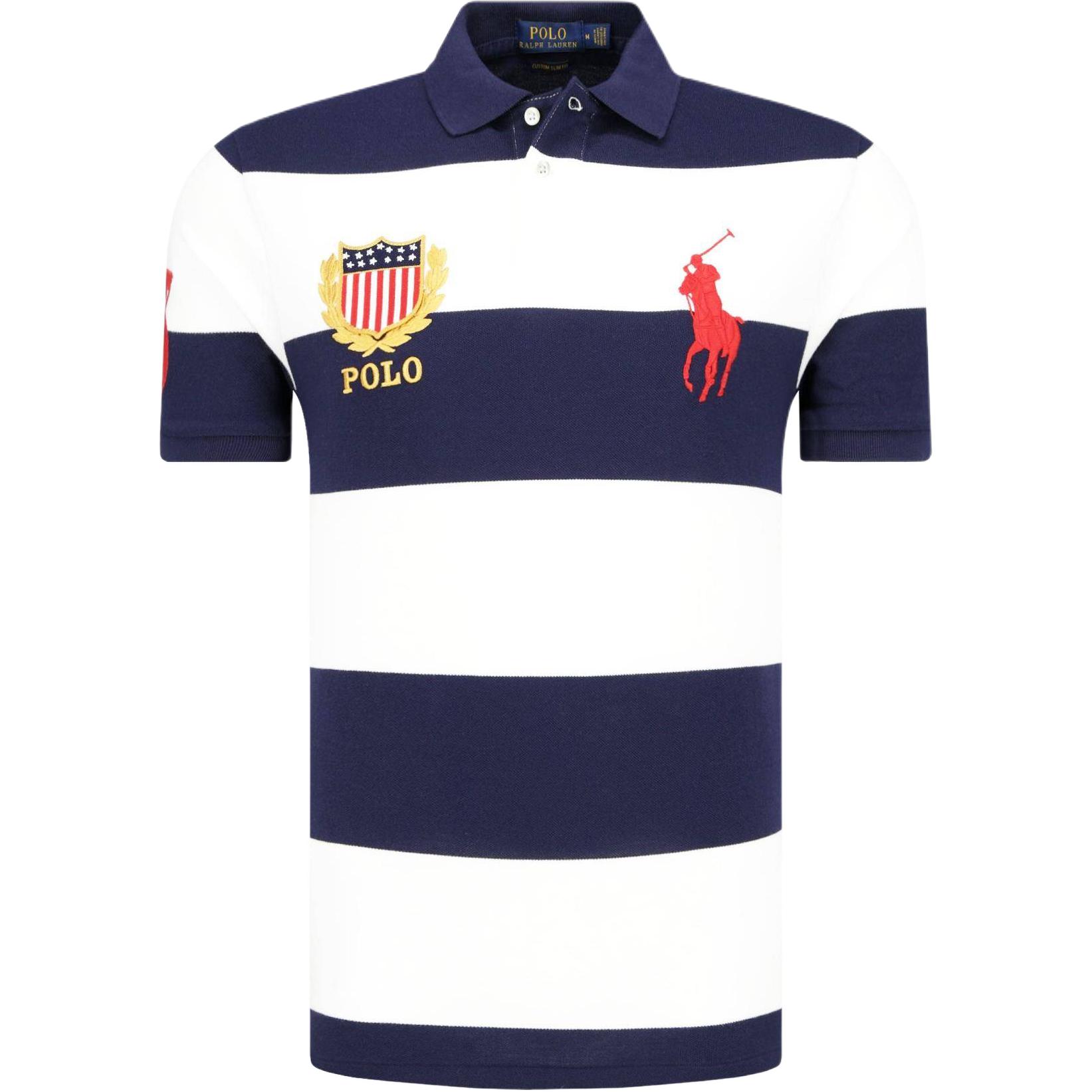 Polo Ralph Lauren Ss24 Striped Logo Short Sleeve Polo Shirt Men Polo Shirts Navy-Blue 710746106-001 S
Polo Ralph Lauren Ss24 Striped Logo Short Sleeve Polo Shirt Men Polo Shirts Navy-Blue 710746106-001 S