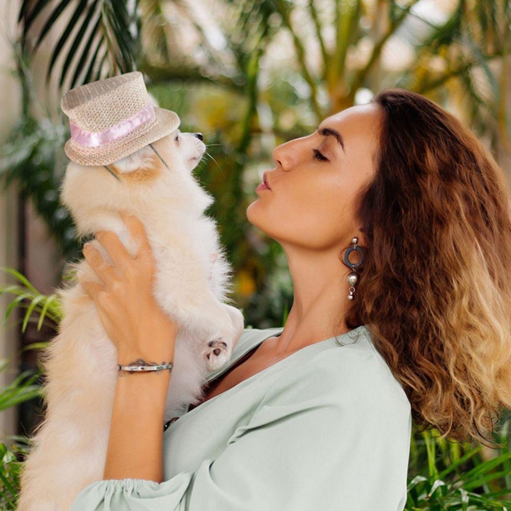 Breathable Pet Woven Straw Hat Adjustable Pet Travel Hat Pet Straw Top Hat For Dogs Cats
Breathable Pet Woven Straw Hat Adjustable Pet Travel Hat Pet Straw Top Hat For Dogs Cats