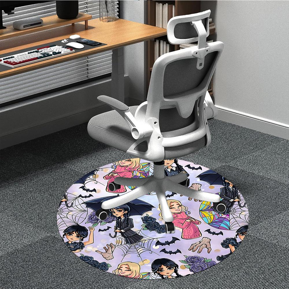 1PC Wednesday Office Round Area Rug, Indoor Mat Suitable For Office, Under Office Chairs Bedroom Living Room Home Decor DT1212019 80cm by 80cm
1PC Wednesday Office Round Area Rug, Indoor Mat Suitable For Office, Under Office Chairs Bedroom Living Room Home Decor DT1212019 80cm by 80cm