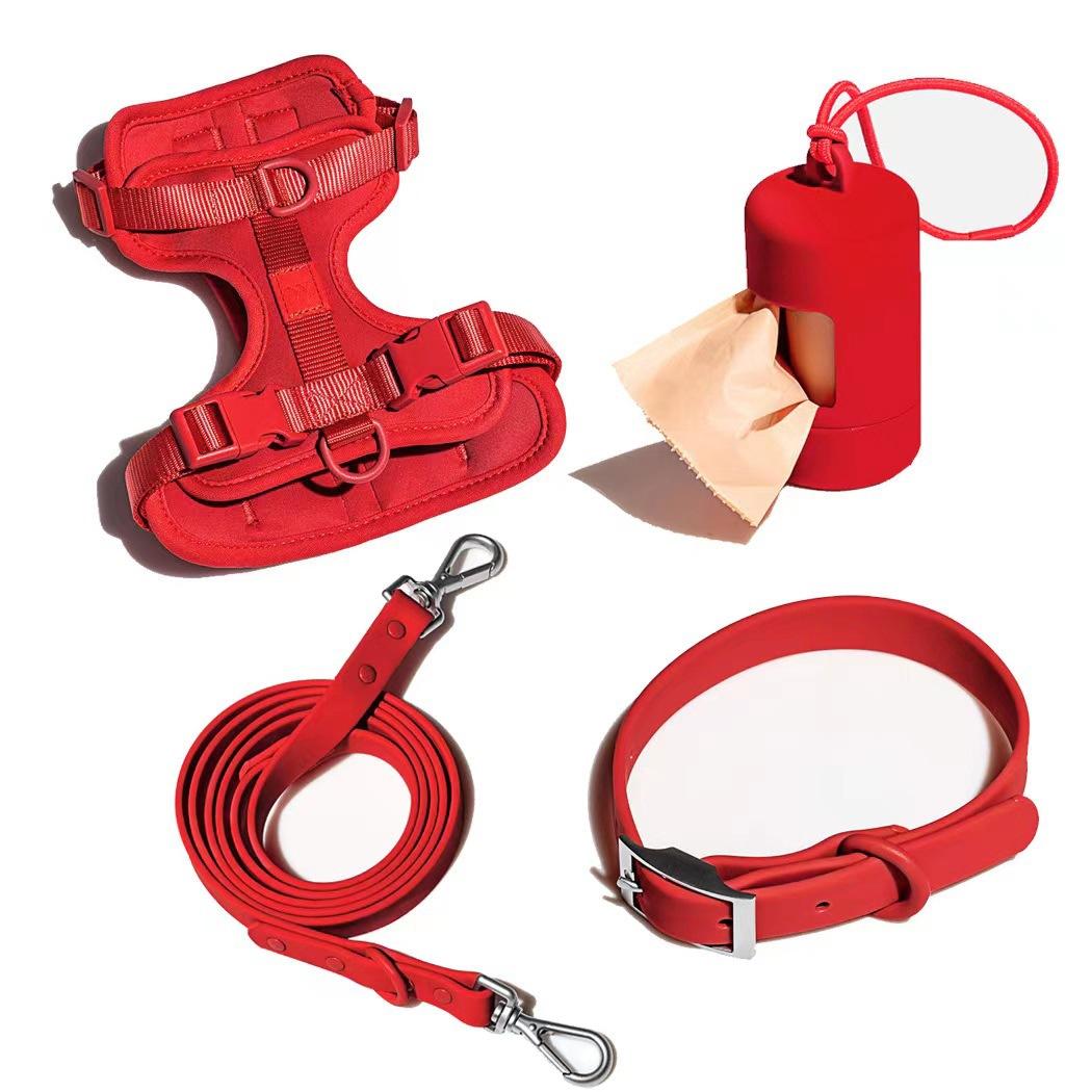 Pet Leash Anti-slip Breathable Collar Drawstring Chest Back Garbage Bag Storage Set Pet Travel Harnesses Supplies Accessories S червоний
Pet Leash Anti-slip Breathable Collar Drawstring Chest Back Garbage Bag Storage Set Pet Travel Harnesses Supplies Accessories S червоний