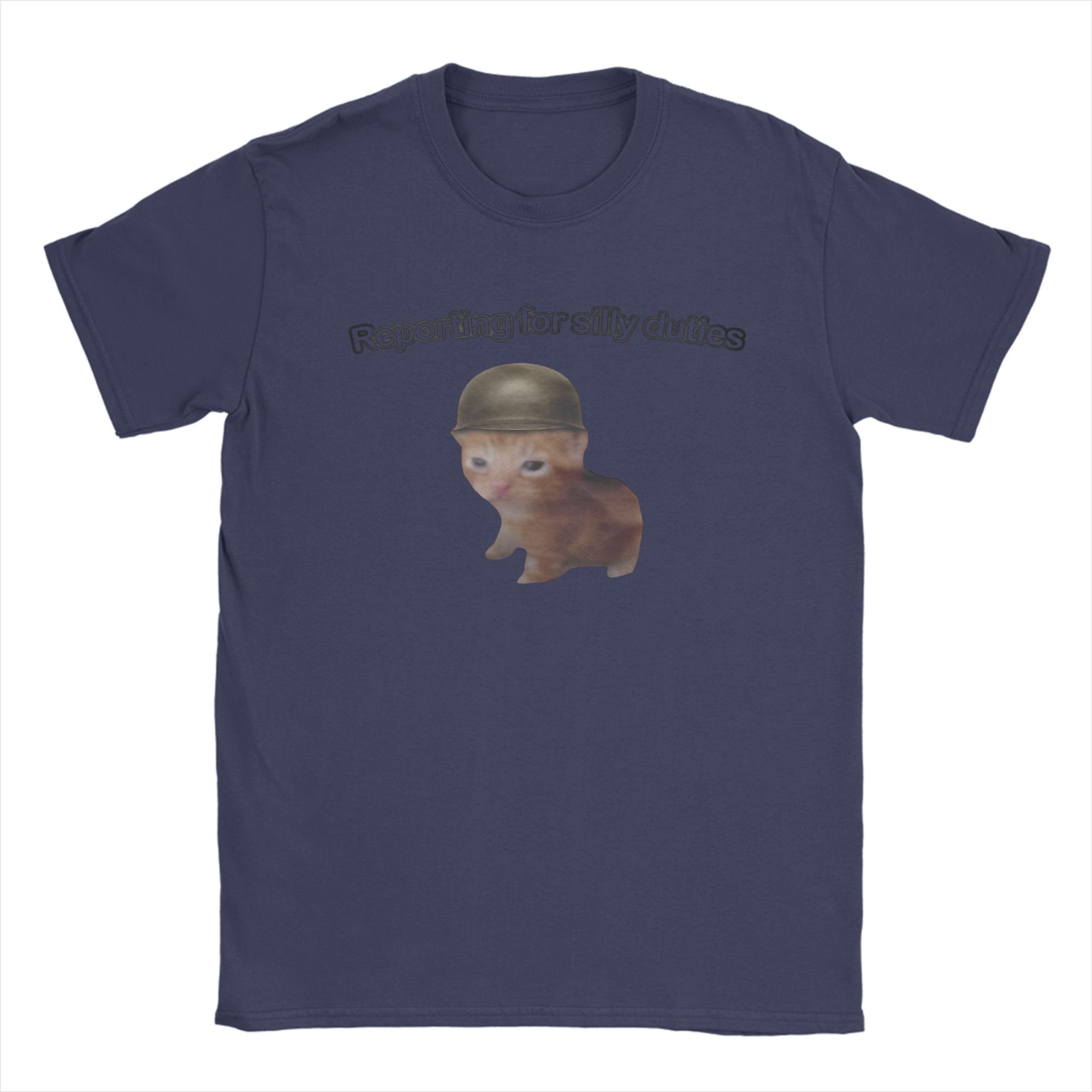 Reporting for Silly Duties Funny Cat Meme T Shirt Men s Cotton Vintage T-Shirt O Neck Tees Short Sleeve Clothes Summer 4XL
Reporting for Silly Duties Funny Cat Meme T Shirt Men s Cotton Vintage T-Shirt O Neck Tees Short Sleeve Clothes Summer 4XL