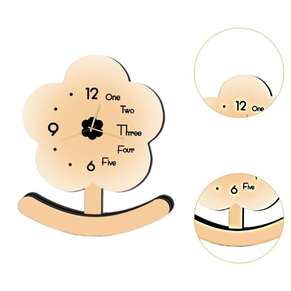Ornament Small Flower Pendulum Clock Non-slip Tabletop Statue Clock Wood Desk Clock Festival Gift вершковий
Ornament Small Flower Pendulum Clock Non-slip Tabletop Statue Clock Wood Desk Clock Festival Gift вершковий