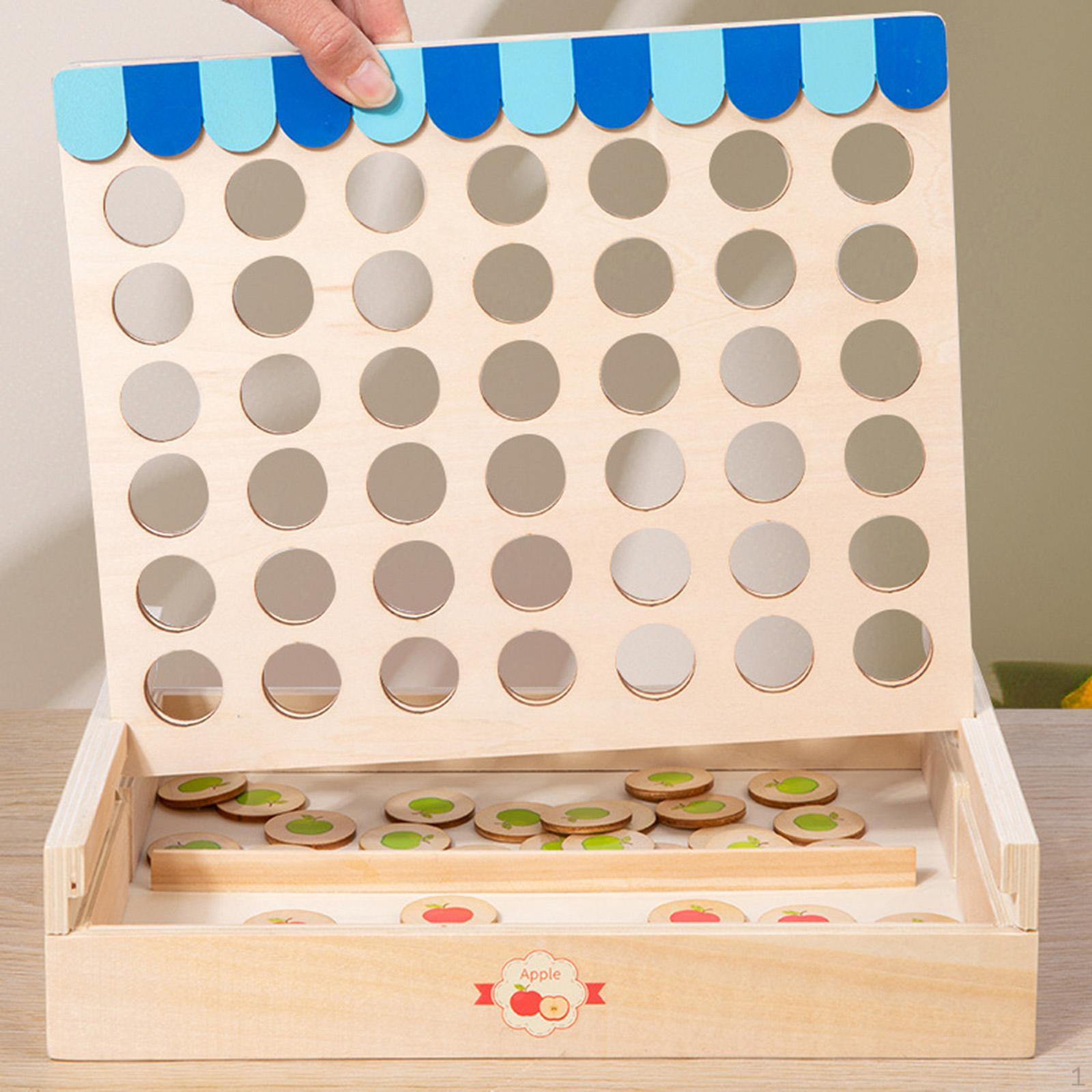 Деревянная доска Connect 4 в ряд, классическая стратегическая игра, семейная доска для путешествий для детей
Деревянная доска Connect 4 в ряд, классическая стратегическая игра, семейная доска для путешествий для детей
