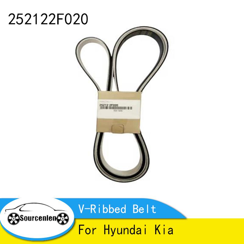 Brand New V-Ribbed Belt 252122F020 25212-2F020 Fan Belt For Hyundai Kia
Brand New V-Ribbed Belt 252122F020 25212-2F020 Fan Belt For Hyundai Kia