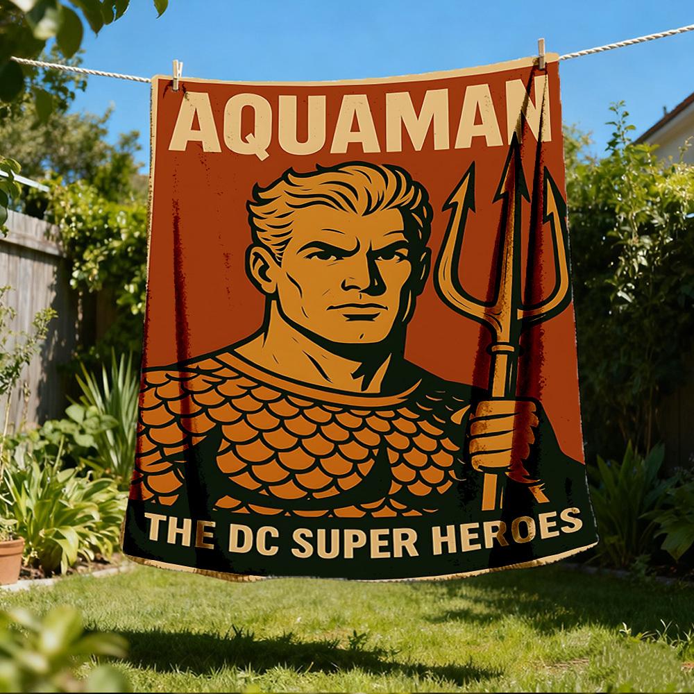 1pc Aquaman Outdoor Flannel Throw Blanket Soft, Lightweight & Warm 80x120cm
1pc Aquaman Outdoor Flannel Throw Blanket Soft, Lightweight & Warm 80x120cm