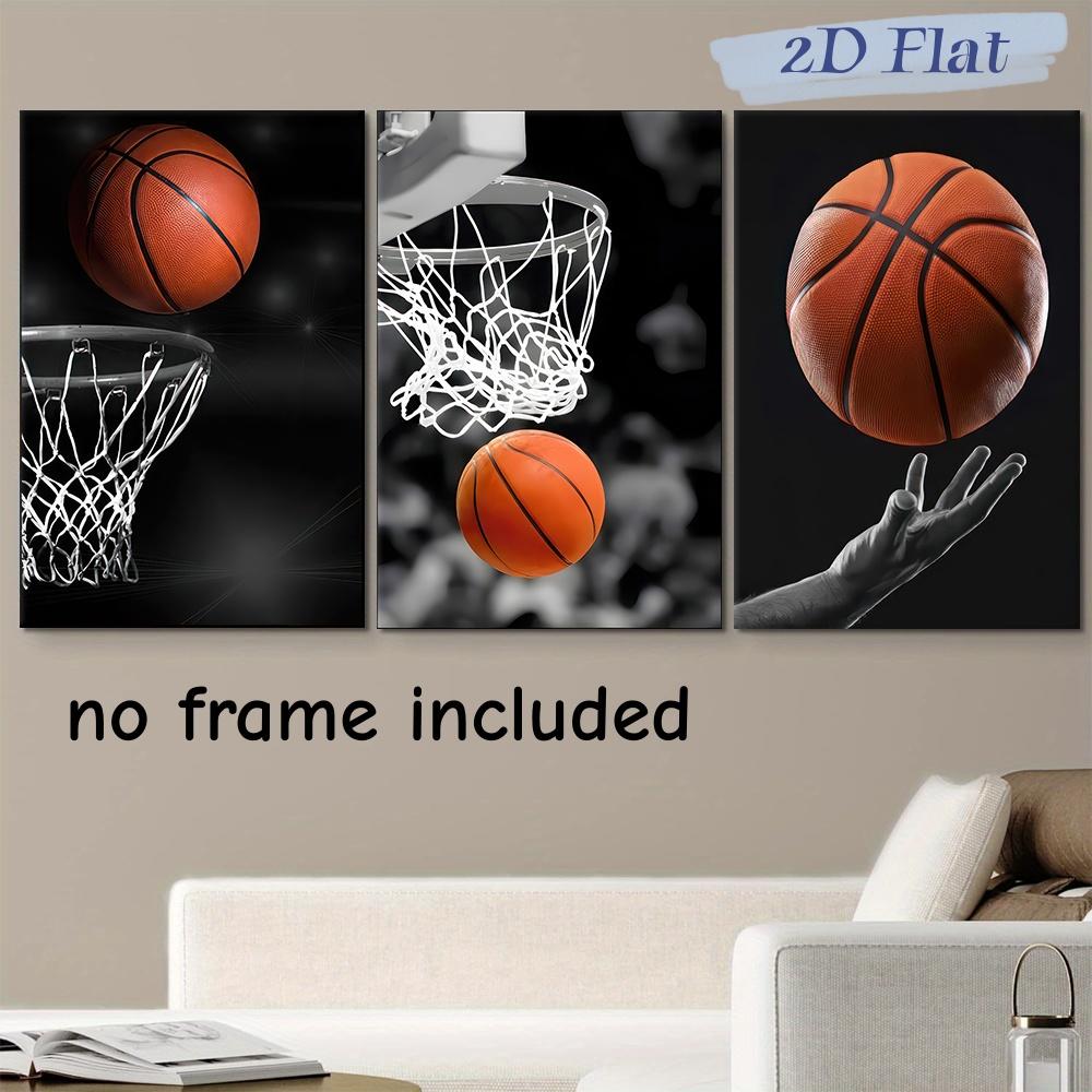 3-piece set of modern basketball themed frameless canvas decoration hanging paintings for living room, bedroom, study, sports fa (as the picture,20x30cm-3pcs)
3-piece set of modern basketball themed frameless canvas decoration hanging paintings for living room, bedroom, study, sports fa (as the picture,20x30cm-3pcs)