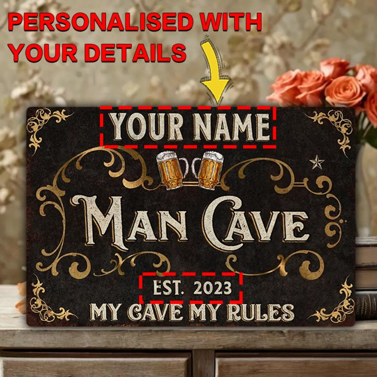 Personalized Retro Metal Sign Custom Tin Plate Art Man Cave Bar Home Wall Decor білий
Personalized Retro Metal Sign Custom Tin Plate Art Man Cave Bar Home Wall Decor білий