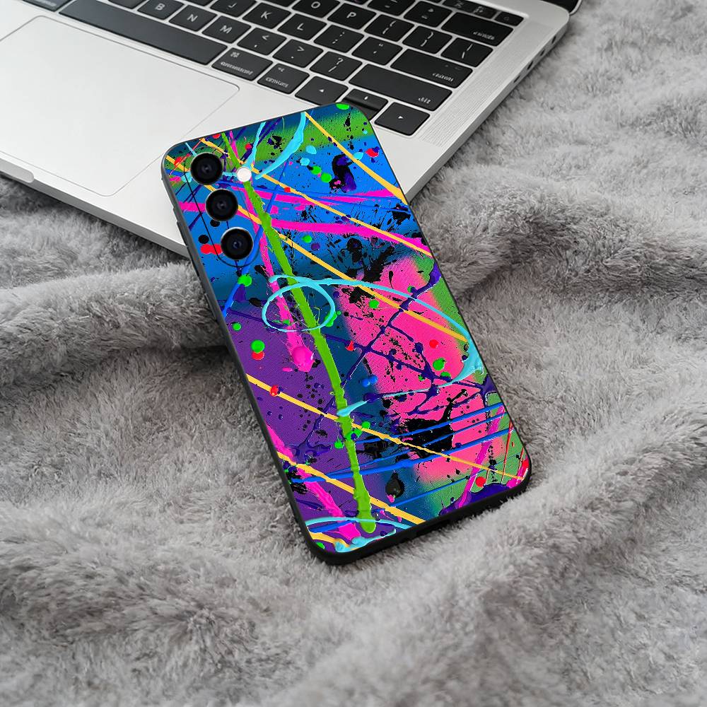 Cool -Colorful Graffiti Soft Silicone phone Case for Samsung Galaxy A73/A71/A72/A70/A53/A52/A51 - Black Samsung a40
Cool -Colorful Graffiti Soft Silicone phone Case for Samsung Galaxy A73/A71/A72/A70/A53/A52/A51 - Black Samsung a40