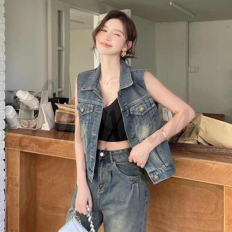 Women s Casual Loose-Fit Denim Vest Jacket with Classic Design One Size синий
Women s Casual Loose-Fit Denim Vest Jacket with Classic Design One Size синий