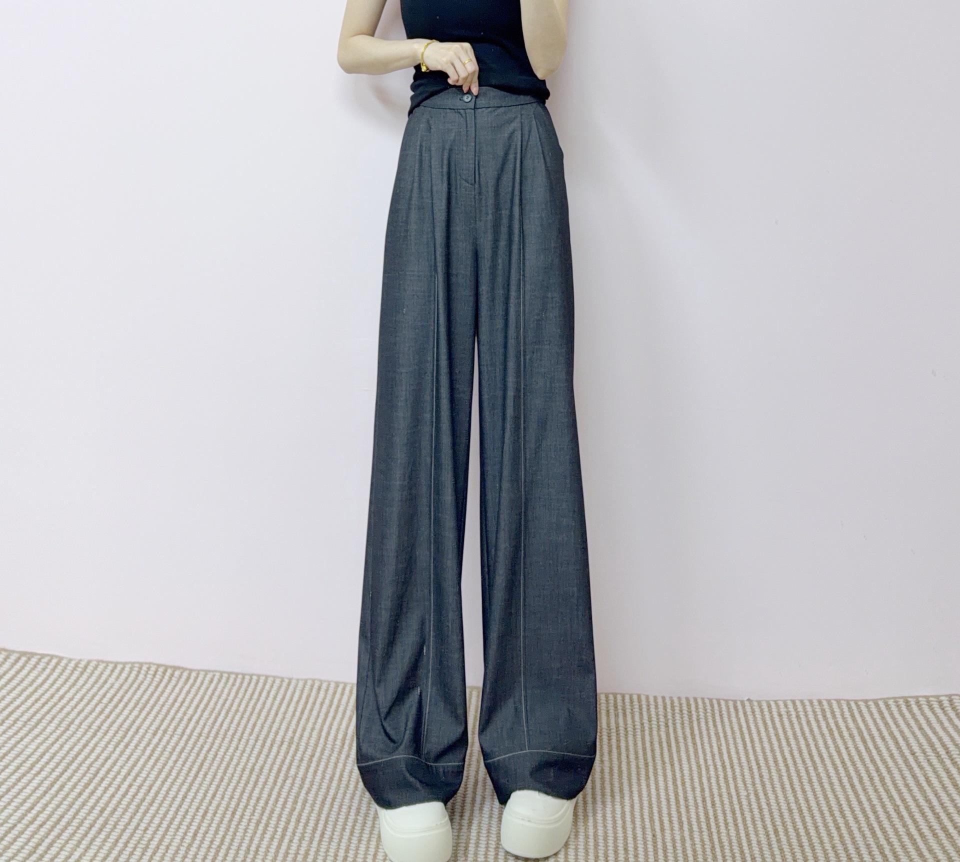 2026 Spring/Summer High-Waisted Soft Drape Wide-Leg Pants 080 2XL (64-70kg) чёрный
2026 Spring/Summer High-Waisted Soft Drape Wide-Leg Pants 080 2XL (64-70kg) чёрный