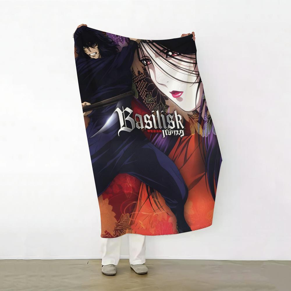 Anime B Basilisk Throw Soft Warm Flannel Fleece Throw Blanket for Sofa Bed Travel Home 75cmx90cm
Anime B Basilisk Throw Soft Warm Flannel Fleece Throw Blanket for Sofa Bed Travel Home 75cmx90cm