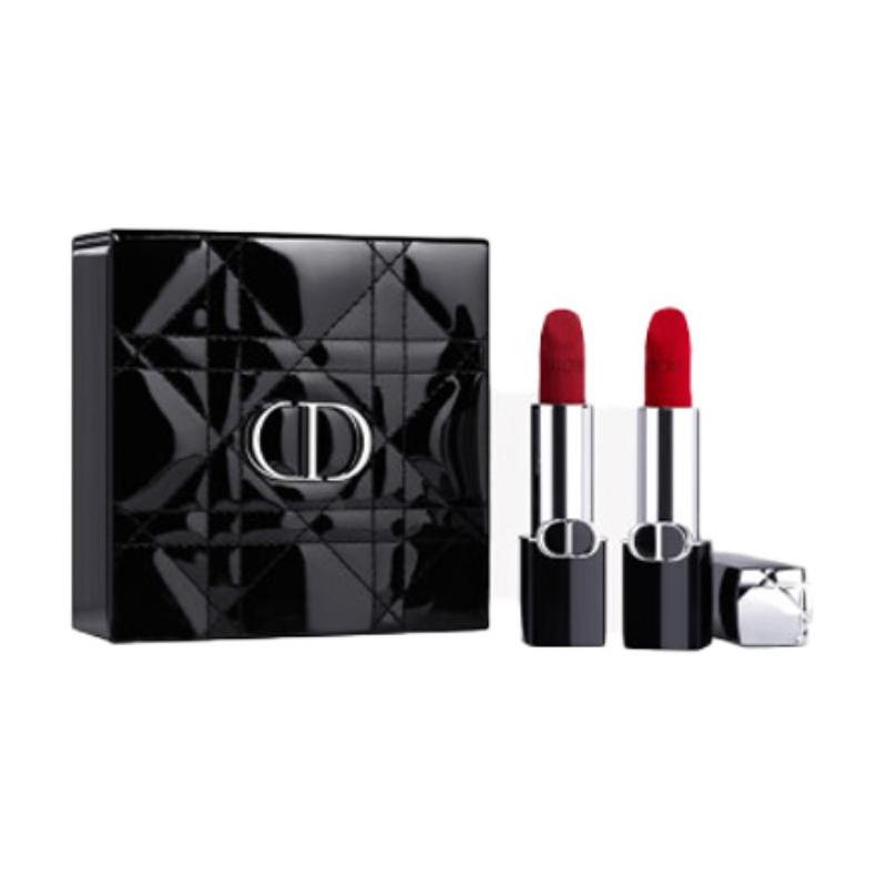DIOR Lipstick Vibrant Blue and Gold Double Pack Cannage Pattern Leather Gift Box Makeup Set Velvet Smooth Hold Makeup Easy to Color Matte High Quality
DIOR Lipstick Vibrant Blue and Gold Double Pack Cannage Pattern Leather Gift Box Makeup Set Velvet Smooth Hold Makeup Easy to Color Matte High Quality