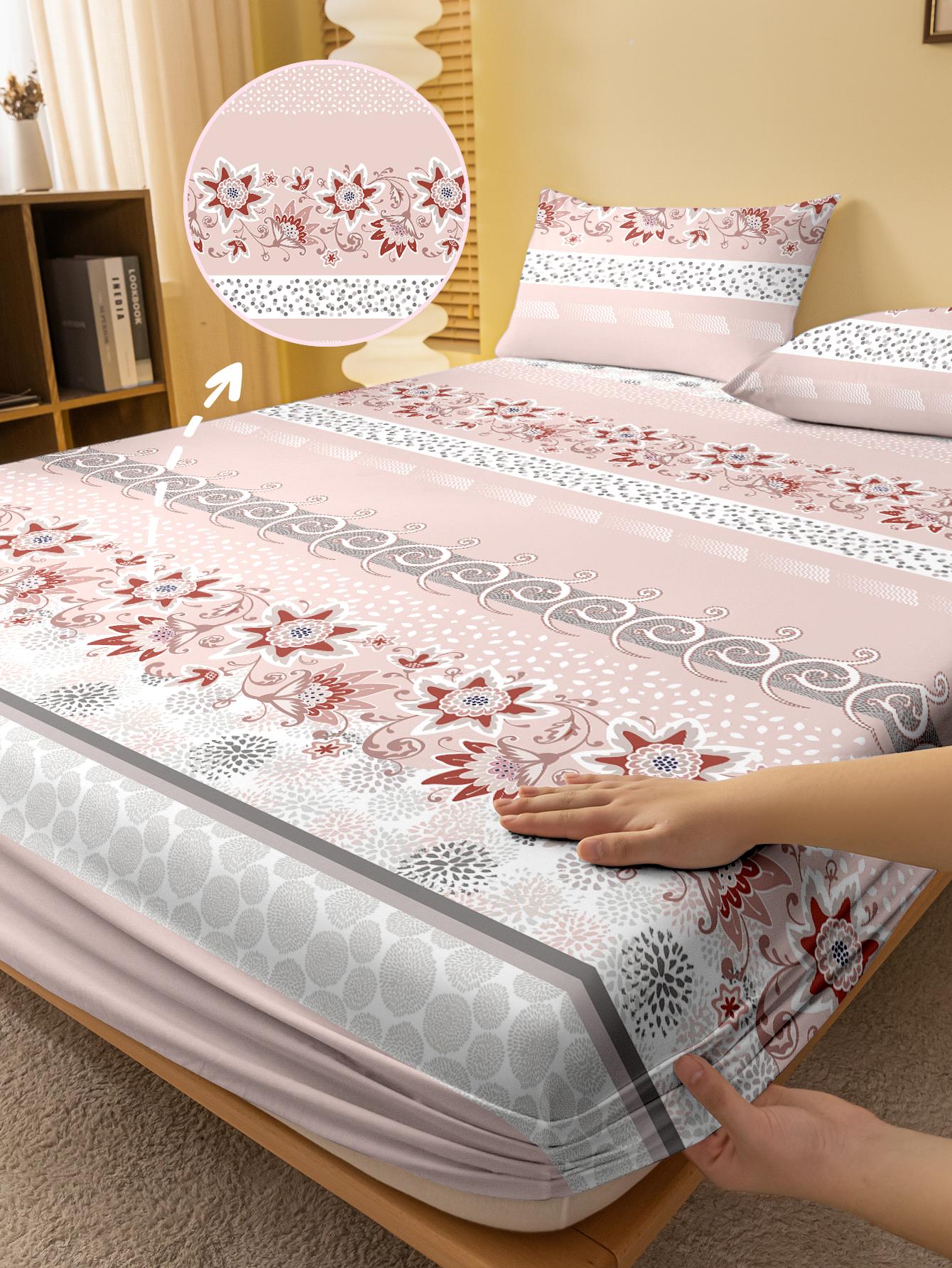 1 Simple Modern Plant Flower Leaf Printed Matte Fitted Sheet, Bedroom Printed Bed Cover, Bedding (Excluding Pillowcases) 71x132cm
1 Simple Modern Plant Flower Leaf Printed Matte Fitted Sheet, Bedroom Printed Bed Cover, Bedding (Excluding Pillowcases) 71x132cm