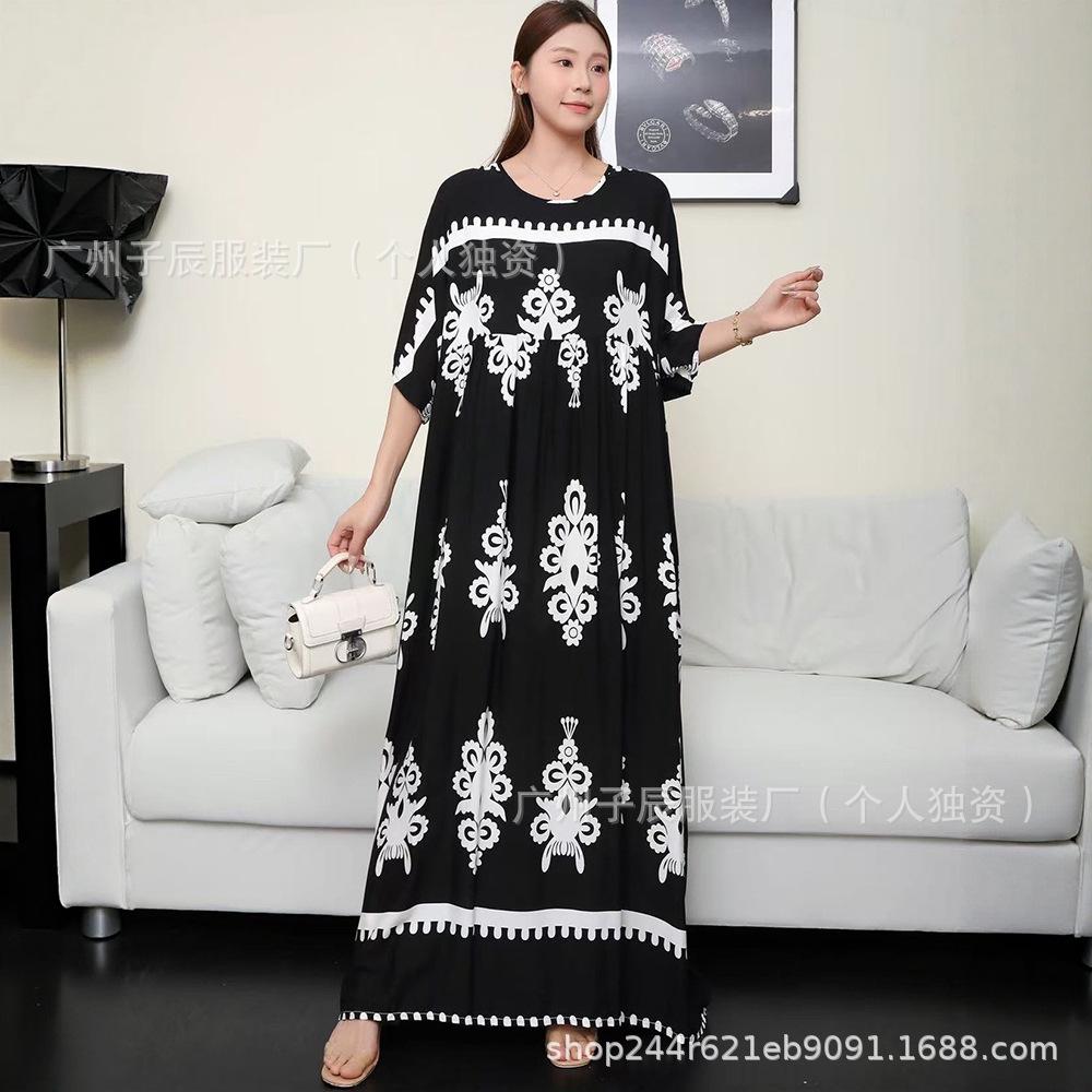 South East Asia 100kg super fat dress fat girl plus short sleeve maternity dress loose floral beach long skirt One size fits all (can be worn within 110kg)
South East Asia 100kg super fat dress fat girl plus short sleeve maternity dress loose floral beach long skirt One size fits all (can be worn within 110kg)