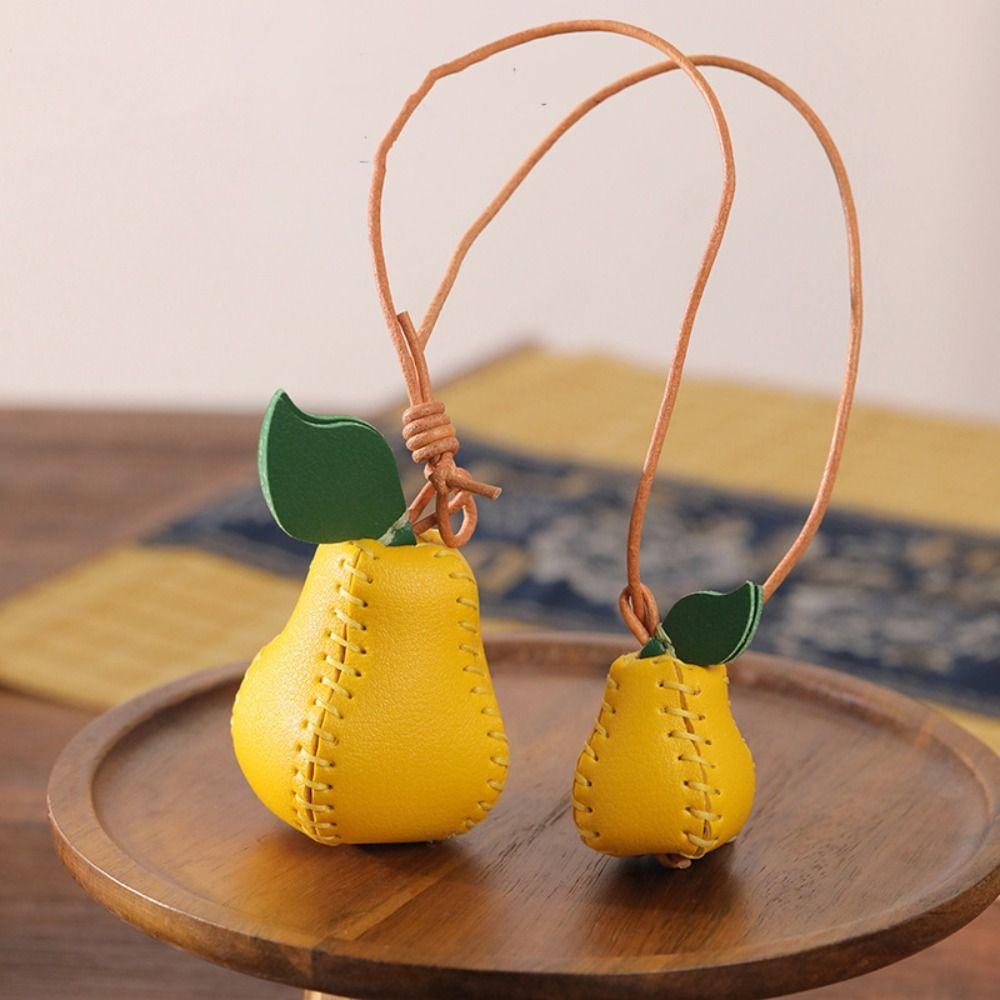Pear DIY Material Package Keyring Persimmon Leather Keychain Lovely Fruit Bag Pendant Bag Ornament Small Persimmon Style1
Pear DIY Material Package Keyring Persimmon Leather Keychain Lovely Fruit Bag Pendant Bag Ornament Small Persimmon Style1