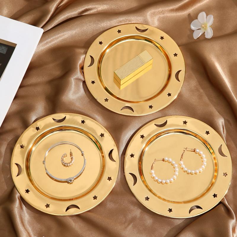1PC Star Moon Hollow Tray For Snacks and Cakes Jewelry Storage Plates Tableware Gold Plated Plate Dessert Metal Party Ramadan золотой
1PC Star Moon Hollow Tray For Snacks and Cakes Jewelry Storage Plates Tableware Gold Plated Plate Dessert Metal Party Ramadan золотой