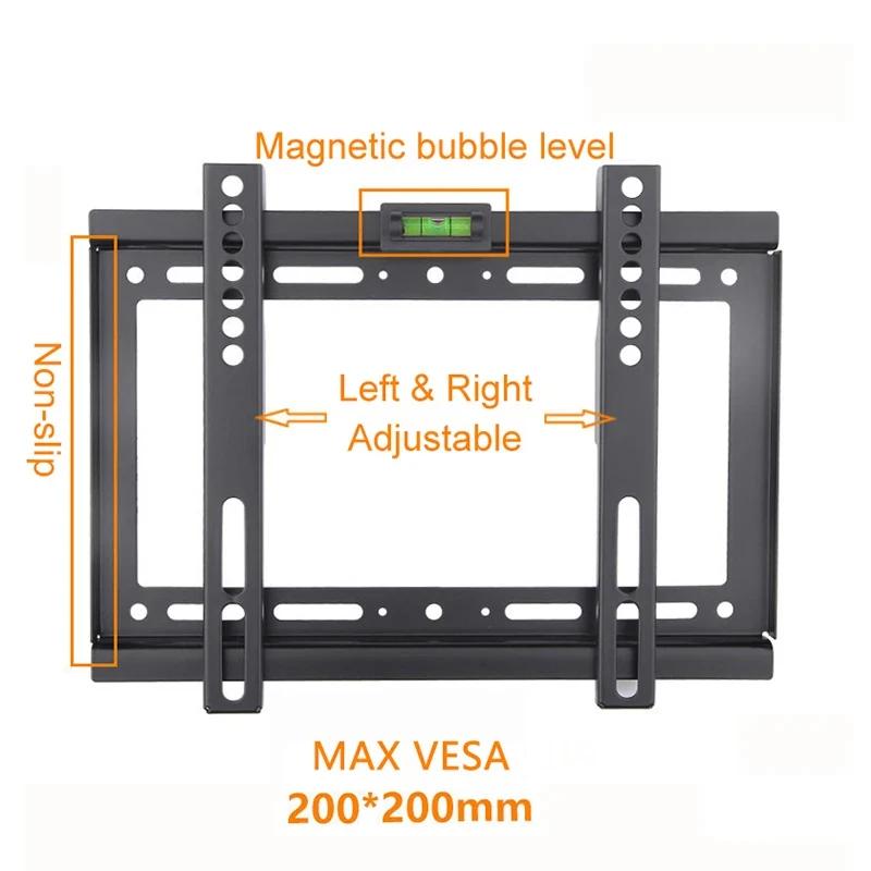 Universal Fixed TV Wall Mount Bracket Fixed Flat Panel TV Stand Holder Frame for 14-32 Inch Plasma TV HDTV LCD LED Monitor
Universal Fixed TV Wall Mount Bracket Fixed Flat Panel TV Stand Holder Frame for 14-32 Inch Plasma TV HDTV LCD LED Monitor