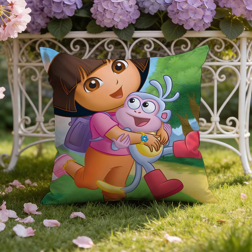 Anime cute D-Dora the E-Explorer Cushion Cover Home & Car Dual-Scene Pillow Cover: Reversible for Premium Comfort 45cmx45cm
Anime cute D-Dora the E-Explorer Cushion Cover Home & Car Dual-Scene Pillow Cover: Reversible for Premium Comfort 45cmx45cm