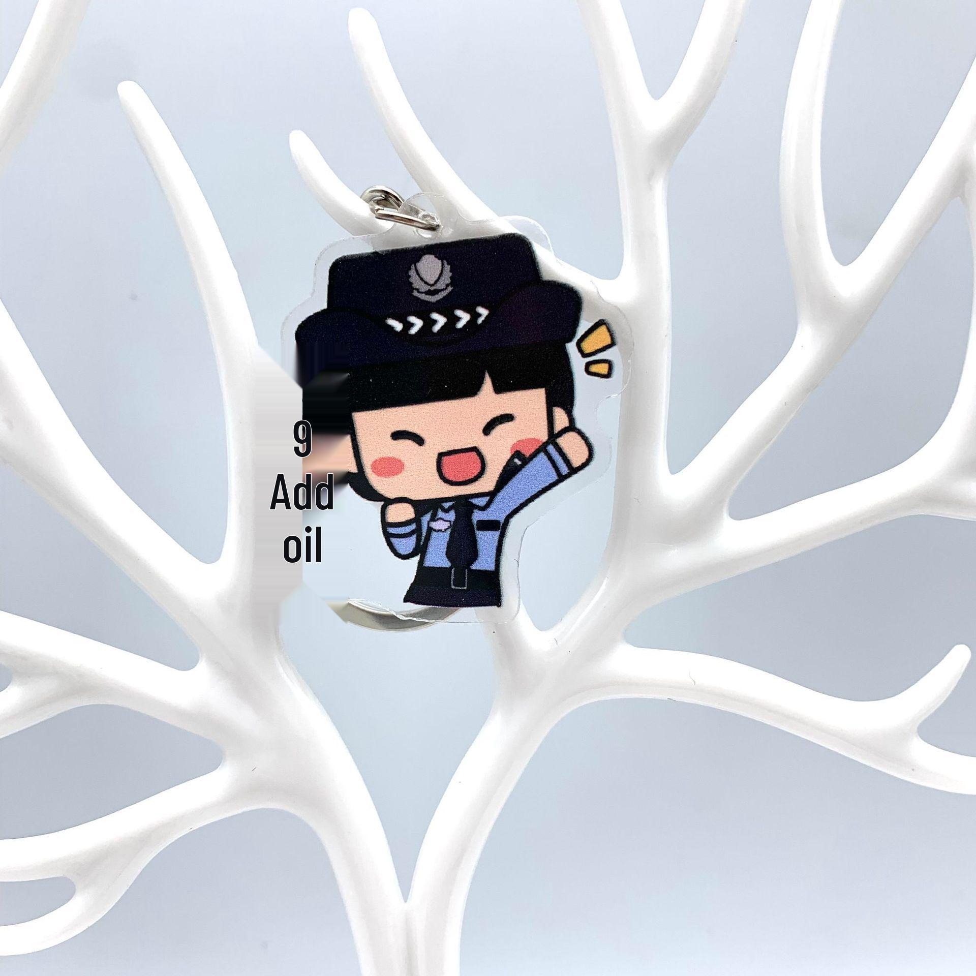Police Day Anti-Fraud Keychain Gift
Police Day Anti-Fraud Keychain Gift
