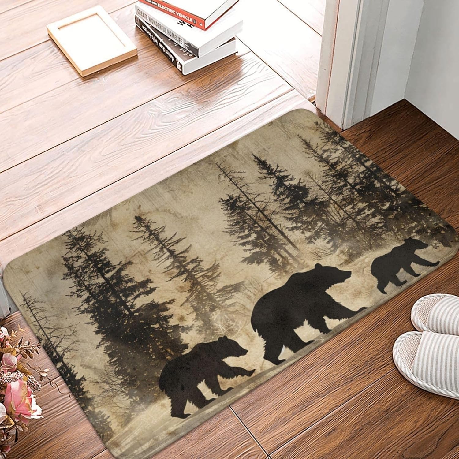 Vintage Dragonfly Doormat for Entryway, Floral Botanical Indoor Door Mat, Non-Slip Floor Rug for Kitchen, Bedroom, Living Room, 40x60cm
Vintage Dragonfly Doormat for Entryway, Floral Botanical Indoor Door Mat, Non-Slip Floor Rug for Kitchen, Bedroom, Living Room, 40x60cm