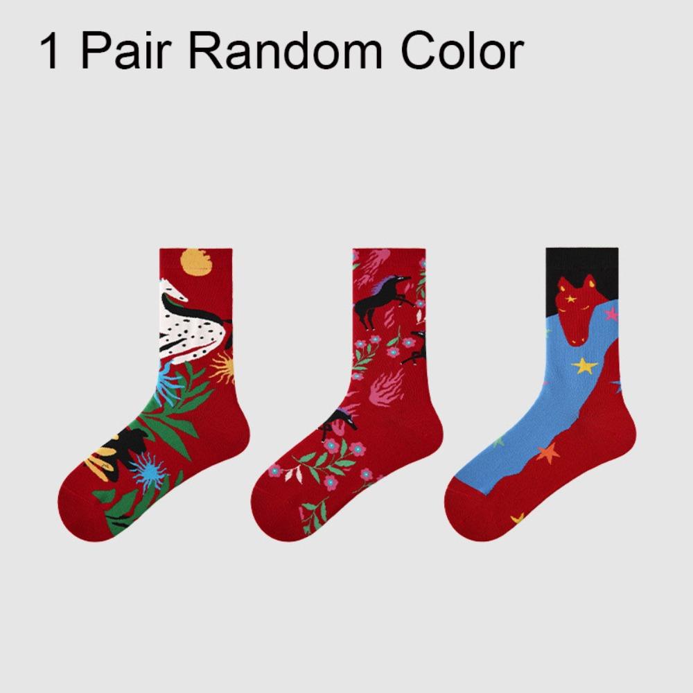New Soft Year Horse Socks High-elastic Year 2026 Red Socks Mid-calf Embroidered Zodiac Socks Zodiac Year One Size
New Soft Year Horse Socks High-elastic Year 2026 Red Socks Mid-calf Embroidered Zodiac Socks Zodiac Year One Size