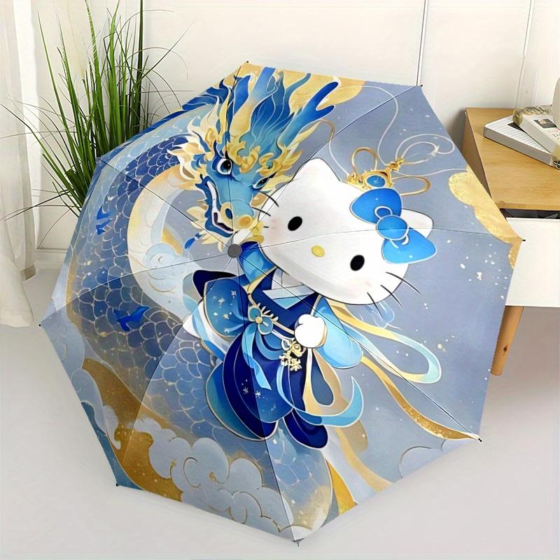 1pc Dragon and Hello Kitty Automatic Opening and Closing Folding - A Good Choice for Gifts, Fashionable and Convenient Umbrella With Cute Cartoon Char
1pc Dragon and Hello Kitty Automatic Opening and Closing Folding - A Good Choice for Gifts, Fashionable and Convenient Umbrella With Cute Cartoon Char