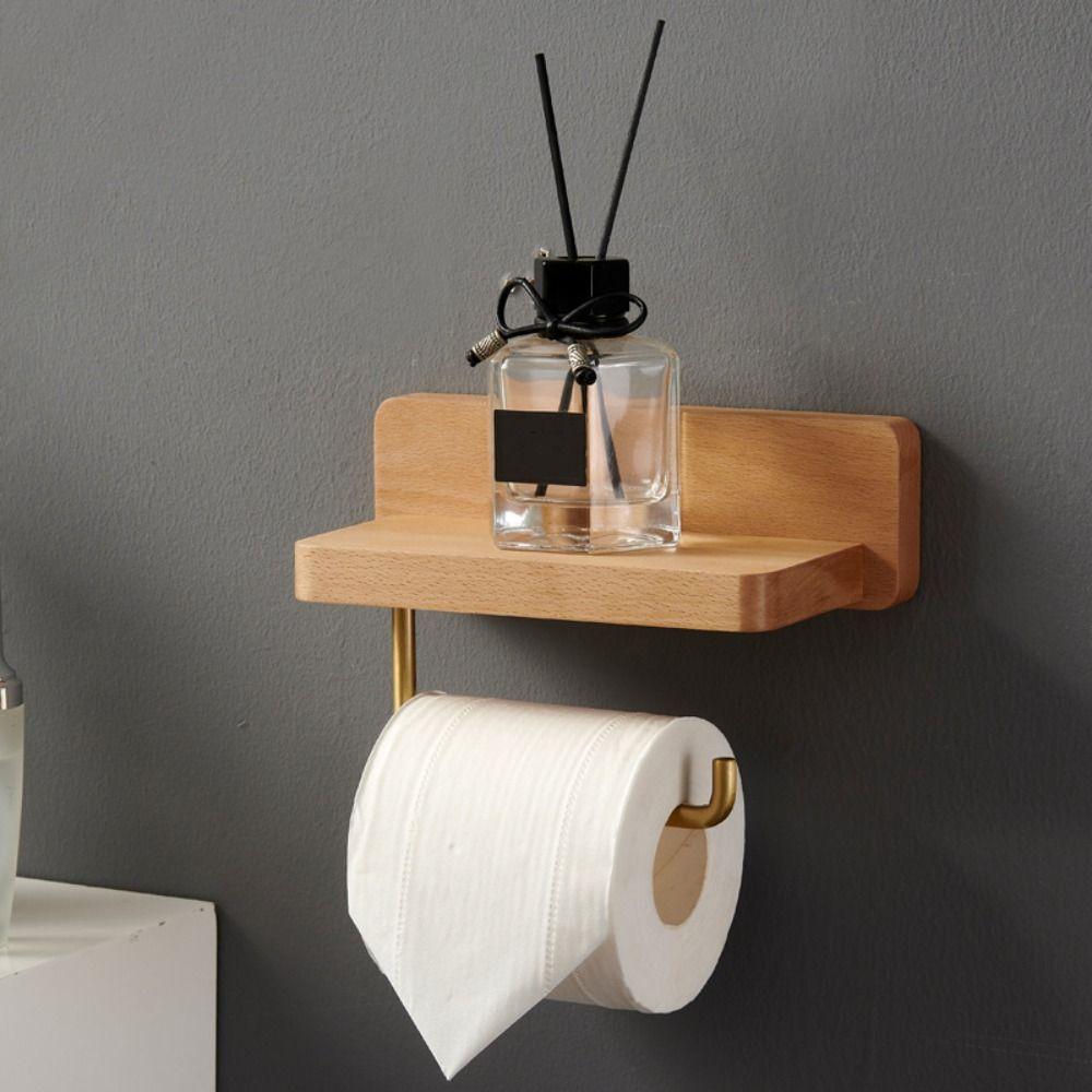 Free Punch Wood Tissue Shelf Wooden Paper Towel Holder Towel Rack Toilet Paper Dispenser Bathroom S
Free Punch Wood Tissue Shelf Wooden Paper Towel Holder Towel Rack Toilet Paper Dispenser Bathroom S