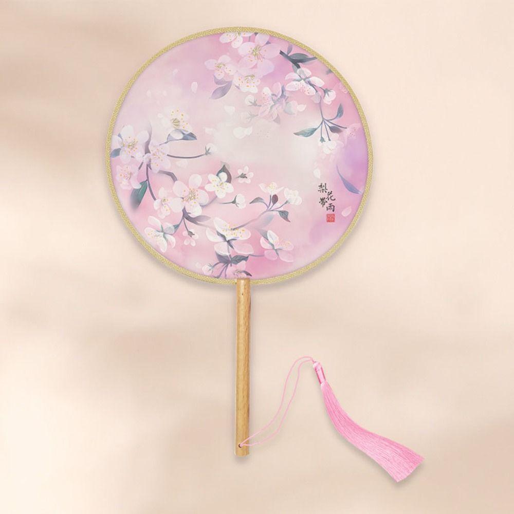 Handheld Chinese Style Fan with Pendant Silk Fan Vintage Embroidery Fan Photography Prop Style 7
Handheld Chinese Style Fan with Pendant Silk Fan Vintage Embroidery Fan Photography Prop Style 7
