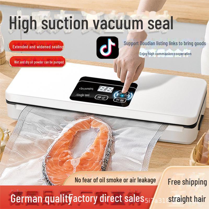 «Автоматический вакуумный упаковщик: Компактная машина для хранения свежих продуктов и запечатывания пакетов для домашнего и коммерческого использования. 8801 vacuum machine + 10 pieces bag белый 
«Автоматический вакуумный упаковщик: Компактная машина для хранения свежих продуктов и запечатывания пакетов для домашнего и коммерческого использования. 8801 vacuum machine + 10 pieces bag белый