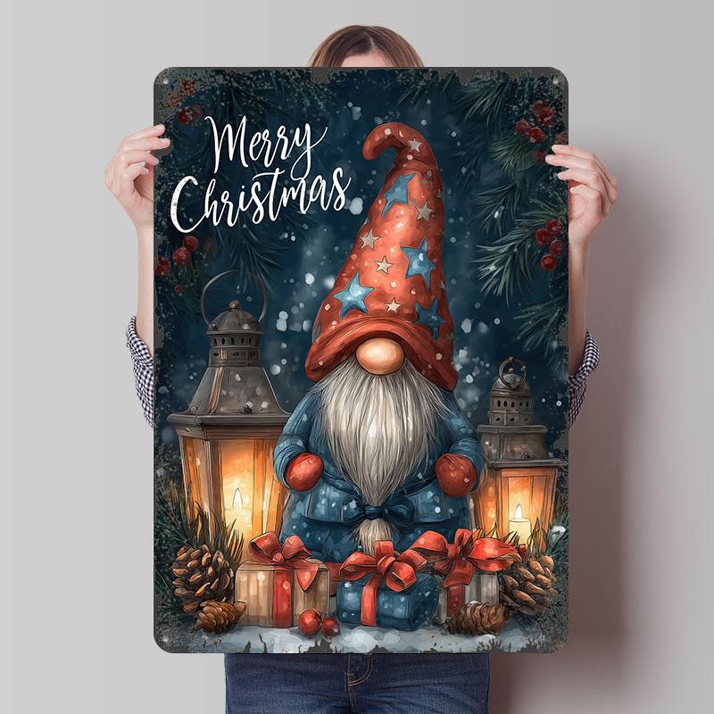 Merry Christmas Gnome With Gifts Metal Poster Customized Wall Art Retro Vintage Tinplate Signs for Bedroom Decoration Room Decor 7.9x11.8In(20x30cm)
Merry Christmas Gnome With Gifts Metal Poster Customized Wall Art Retro Vintage Tinplate Signs for Bedroom Decoration Room Decor 7.9x11.8In(20x30cm)