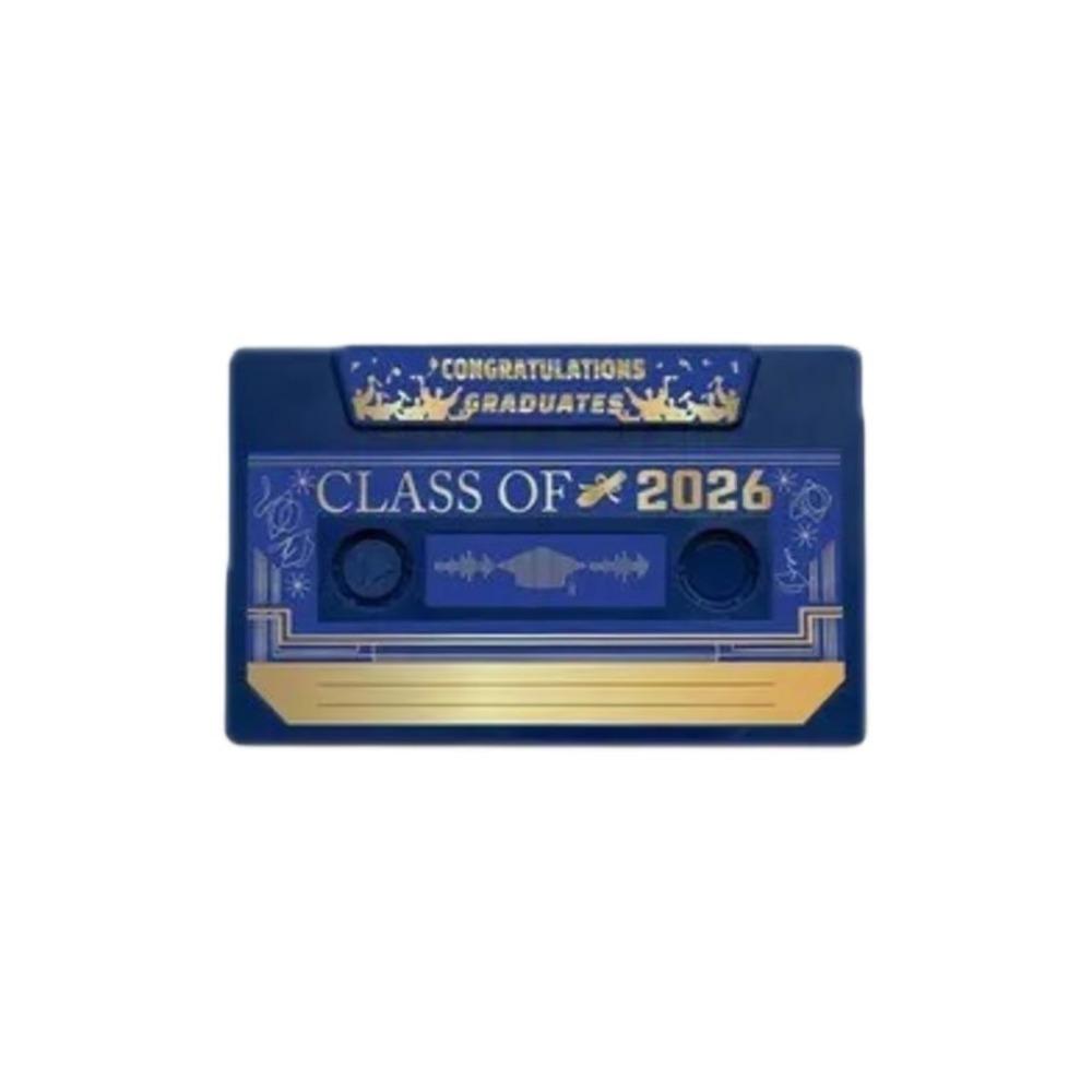Class of 2026 Voice Recording Card Cassette Tape Style Voice Greeting Card Graduation Party синій
Class of 2026 Voice Recording Card Cassette Tape Style Voice Greeting Card Graduation Party синій