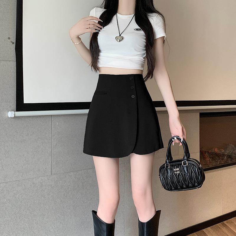 Schoolgirl Grey Pencil Skirt Trousers Women s Summer Petite Bestseller A-Line Casual Design-forward Slimming All-match Versatile Wide Leg Trousers 4XL
Schoolgirl Grey Pencil Skirt Trousers Women s Summer Petite Bestseller A-Line Casual Design-forward Slimming All-match Versatile Wide Leg Trousers 4XL