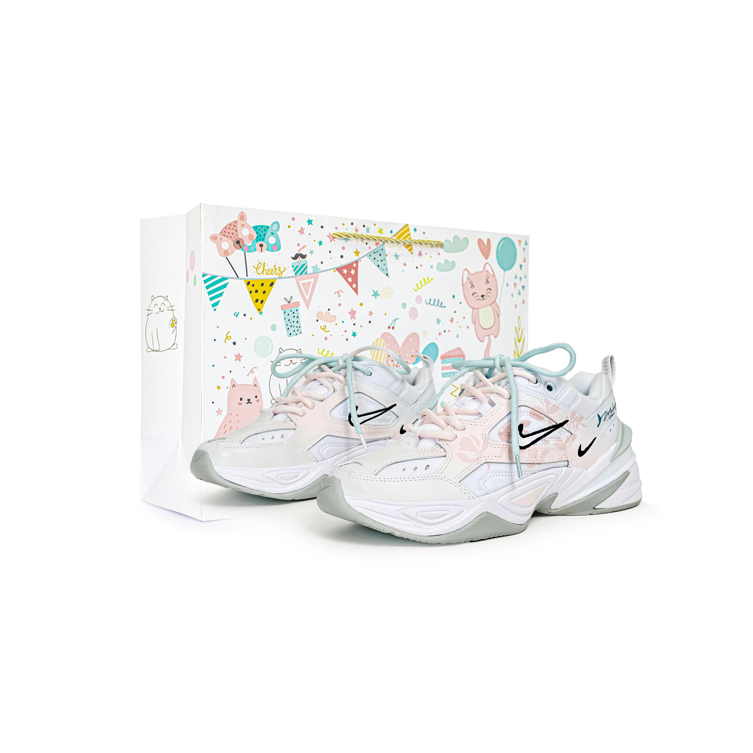 Nike M2K Tekno Mint Milk Puff, Fresh, Girlish Low top Chunky Sneakers Women s Pink Blue AO3108-100(Team196-) 39
Nike M2K Tekno Mint Milk Puff, Fresh, Girlish Low top Chunky Sneakers Women s Pink Blue AO3108-100(Team196-) 39