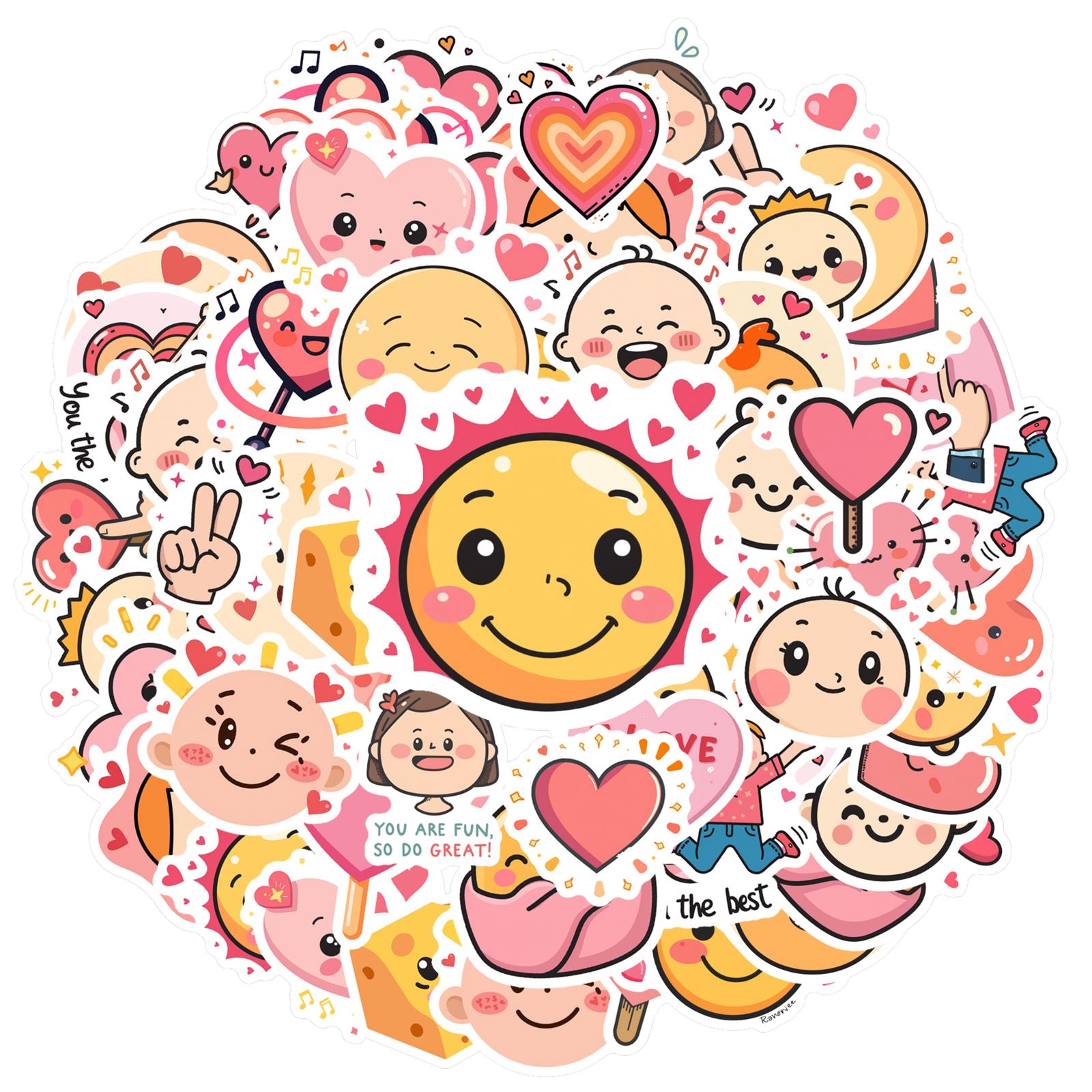 Playful Cute Faces Decals Whimsical Emotions Teacher Reward Stickers Stickers For Phone Fridge Car Sticker
Playful Cute Faces Decals Whimsical Emotions Teacher Reward Stickers Stickers For Phone Fridge Car Sticker