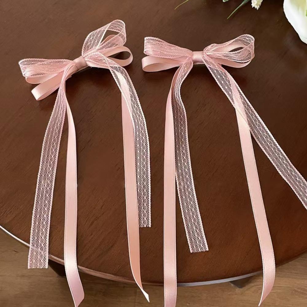 1 Pair Lace Satin Ribbon Bow Edge Clip Pink Blue Long Tassels Braid Hair Clip Hair Accessory Children Bowknot Hairpins рожевий
1 Pair Lace Satin Ribbon Bow Edge Clip Pink Blue Long Tassels Braid Hair Clip Hair Accessory Children Bowknot Hairpins рожевий