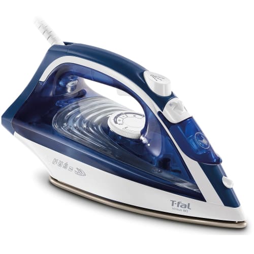 Tefal Powerful Steam Max 40 г/мин Паровой утюг с кабелем Virtuo 80 Керамическая поверхность FV1880J0 Синий
Tefal Powerful Steam Max 40 г/мин Паровой утюг с кабелем Virtuo 80 Керамическая поверхность FV1880J0 Синий