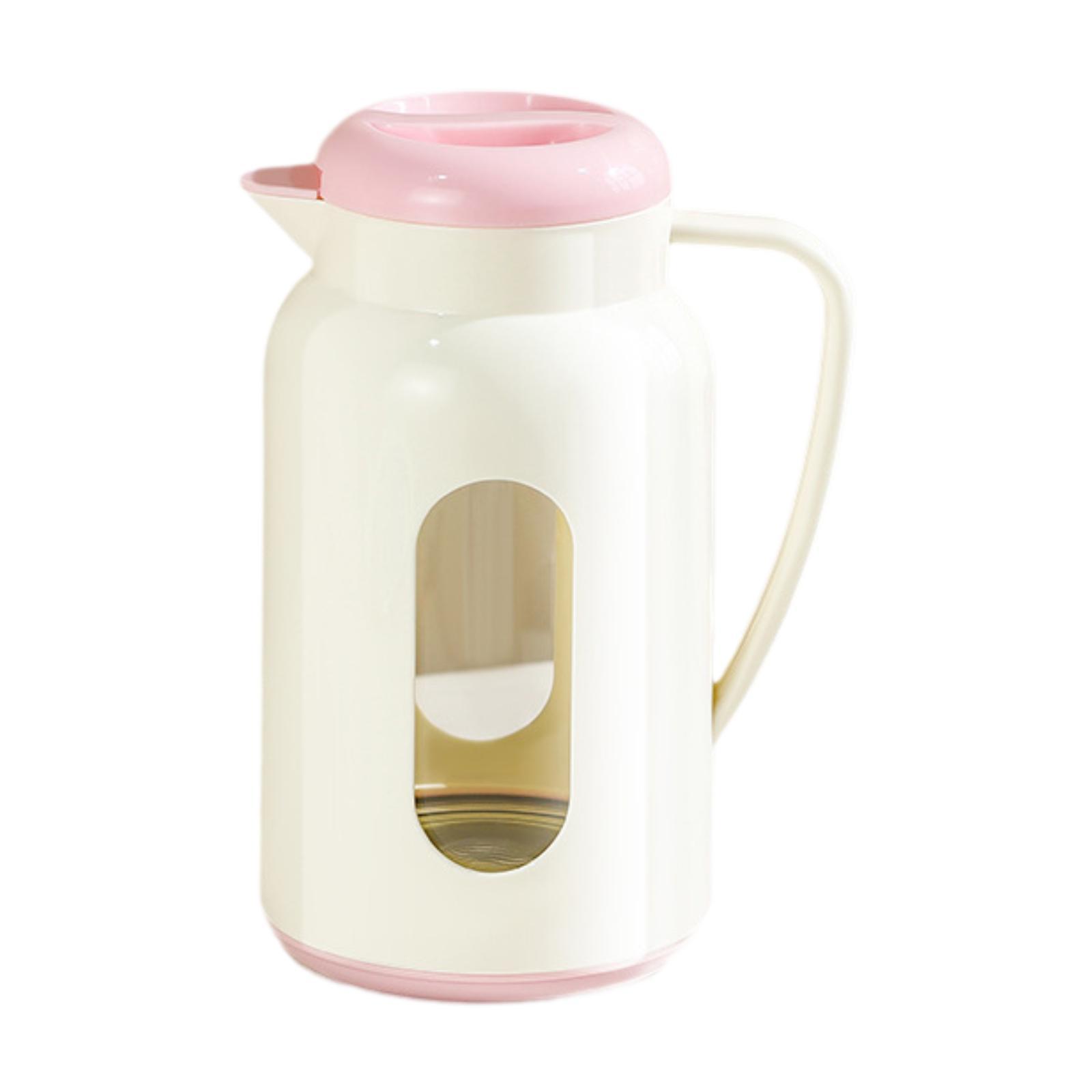 Glass Beverage Jar Leakproof Freezer Water Pitcher with Handle Cold Kettle for Juice Tea Making рожевий
Glass Beverage Jar Leakproof Freezer Water Pitcher with Handle Cold Kettle for Juice Tea Making рожевий