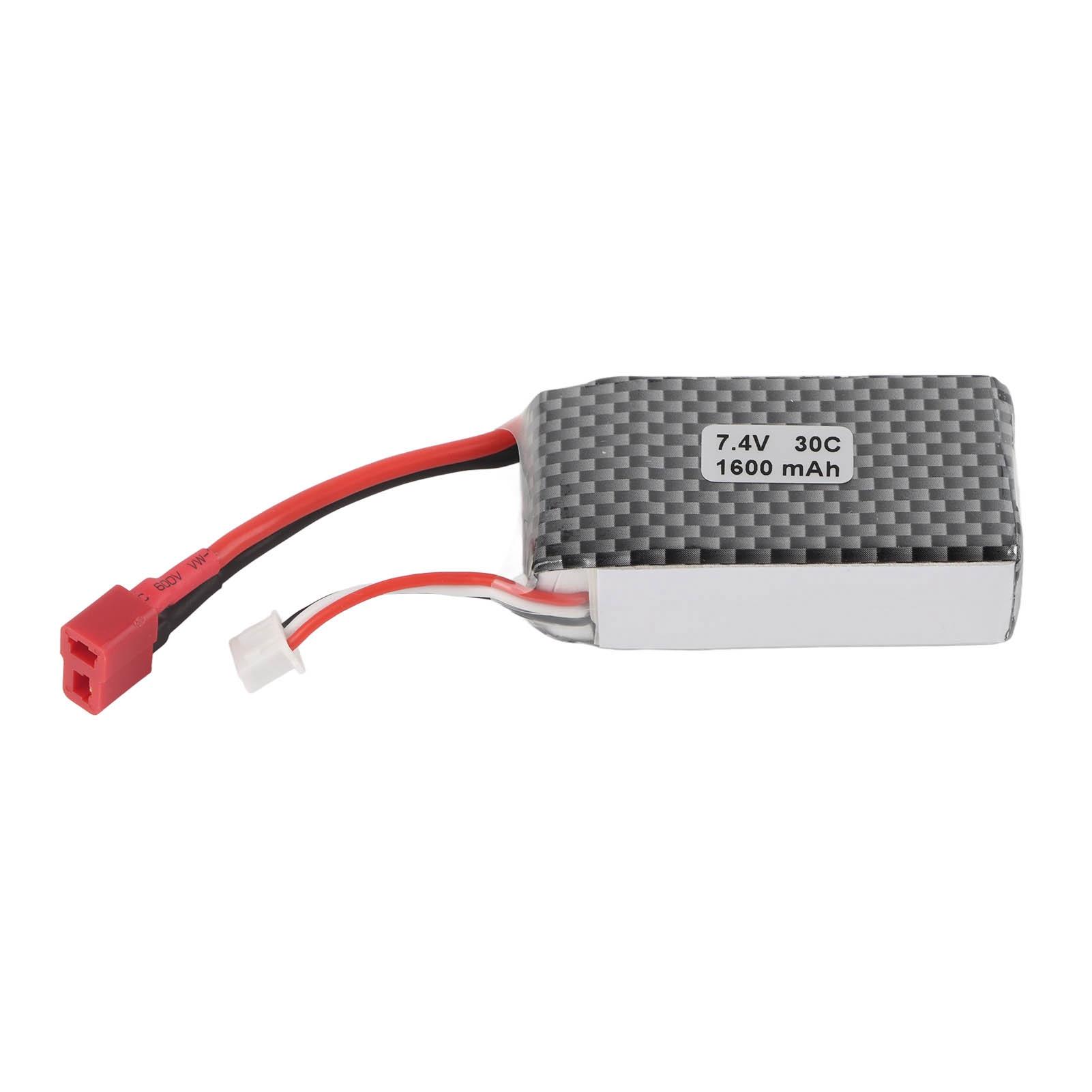 7.4V 1600mAh RC Lipo Battery 30C High Rate Off Road Vehicle Spare Battery for SCY 16101 16102 16103
7.4V 1600mAh RC Lipo Battery 30C High Rate Off Road Vehicle Spare Battery for SCY 16101 16102 16103