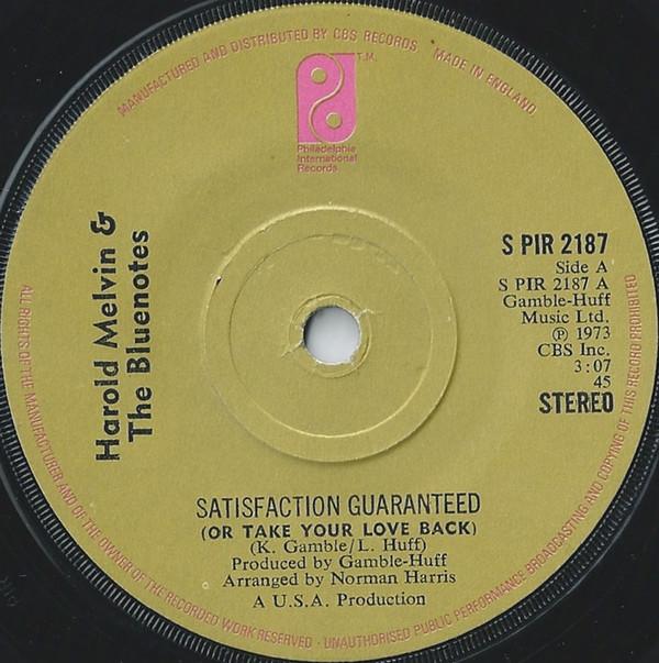 7inch Record HAROLD MELVIN & THE BLUE NOTES - Satisfaction Guaranteed (Or Take Yo SPIR2187 Philadelphia In 1974 UK Soul/Funk Used
7inch Record HAROLD MELVIN & THE BLUE NOTES - Satisfaction Guaranteed (Or Take Yo SPIR2187 Philadelphia In 1974 UK Soul/Funk Used