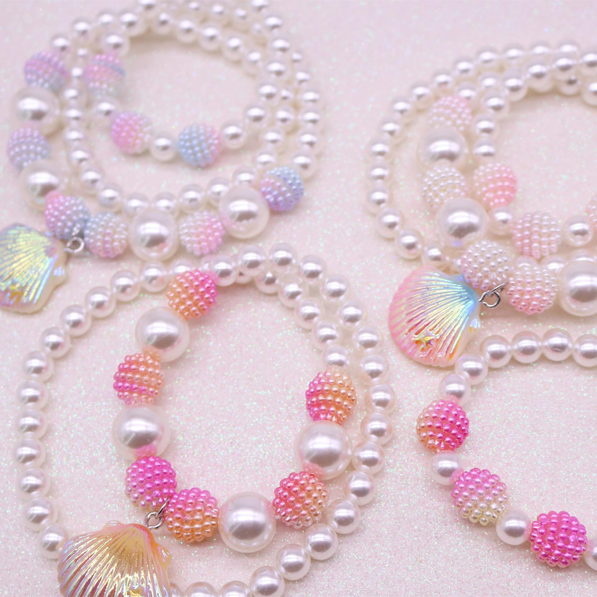 2PCS Children s Seashell Necklace And Bracelet Set Mermaid Beaded Necklace Girl Kids Jewelry Set Birthday Gift Photo Props рожевий червоний колір
2PCS Children s Seashell Necklace And Bracelet Set Mermaid Beaded Necklace Girl Kids Jewelry Set Birthday Gift Photo Props рожевий червоний колір