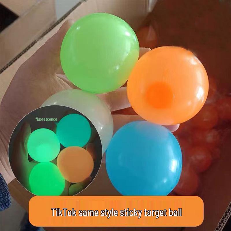 Luminous Glow-in-the-Dark Sticky Ceiling Target Ball - Stress-Relief Throwing Toy for Kids Standard
Luminous Glow-in-the-Dark Sticky Ceiling Target Ball - Stress-Relief Throwing Toy for Kids Standard
