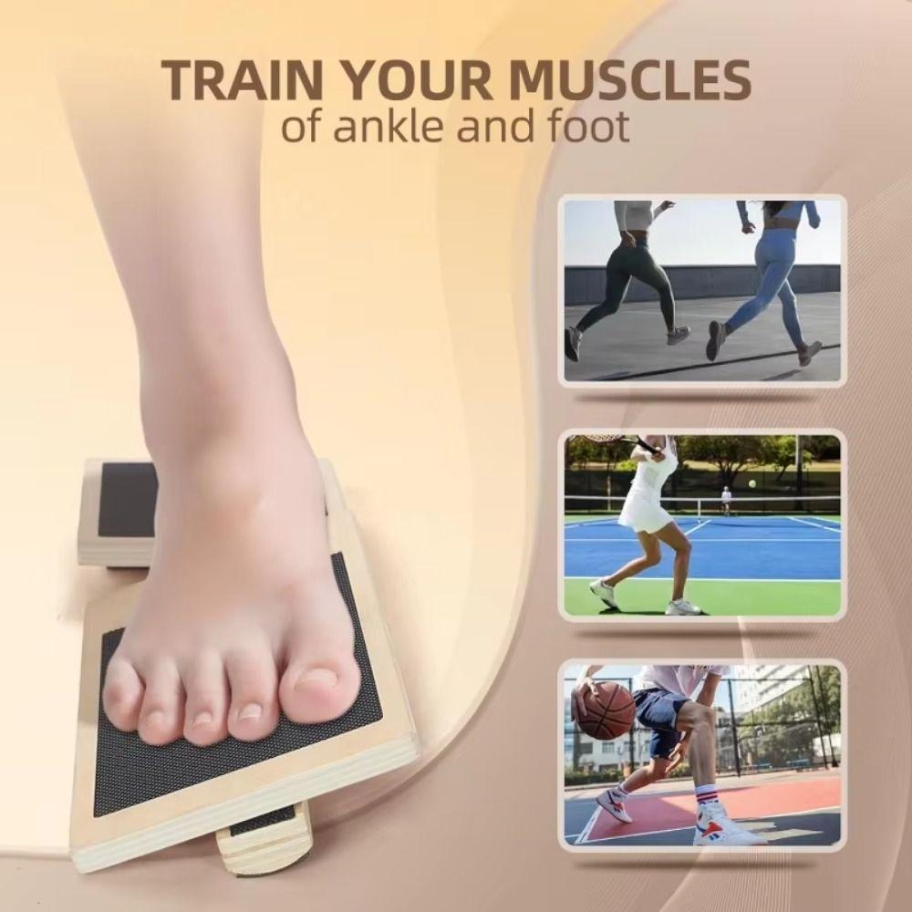 1 Set Wooden Foot Strength Trainer Non-slip Stability Exercises Plantar Foot Balance Board Fitness
1 Set Wooden Foot Strength Trainer Non-slip Stability Exercises Plantar Foot Balance Board Fitness