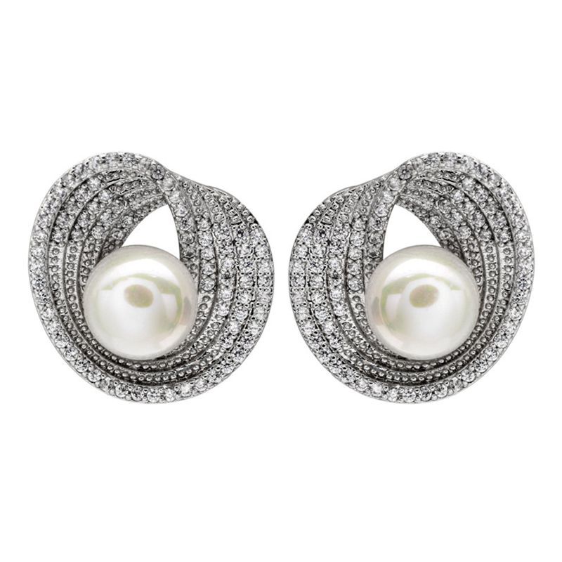Trendy Temperament Stainless Steel Irregular Geometry Zircon Pearl Stud Earrings for Women Korea Charm Jewelry Gifts No Allergy белый
Trendy Temperament Stainless Steel Irregular Geometry Zircon Pearl Stud Earrings for Women Korea Charm Jewelry Gifts No Allergy белый