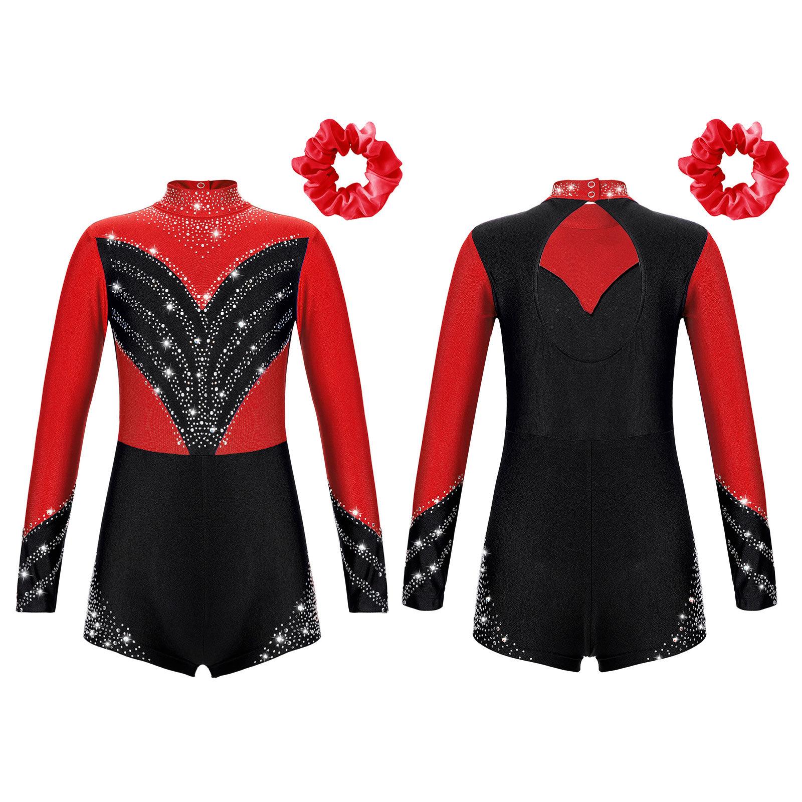 Комбинезон для девочек с длинными рукавами и блестящими бриллиантами, гимнастический балетный танцевальный купальник, спортивный костюм для бикетера с резинкой для волос, головной убор 13-14 Years
Комбинезон для девочек с длинными рукавами и блестящими бриллиантами, гимнастический балетный танцевальный купальник, спортивный костюм для бикетера с резинкой для волос, головной убор 13-14 Years