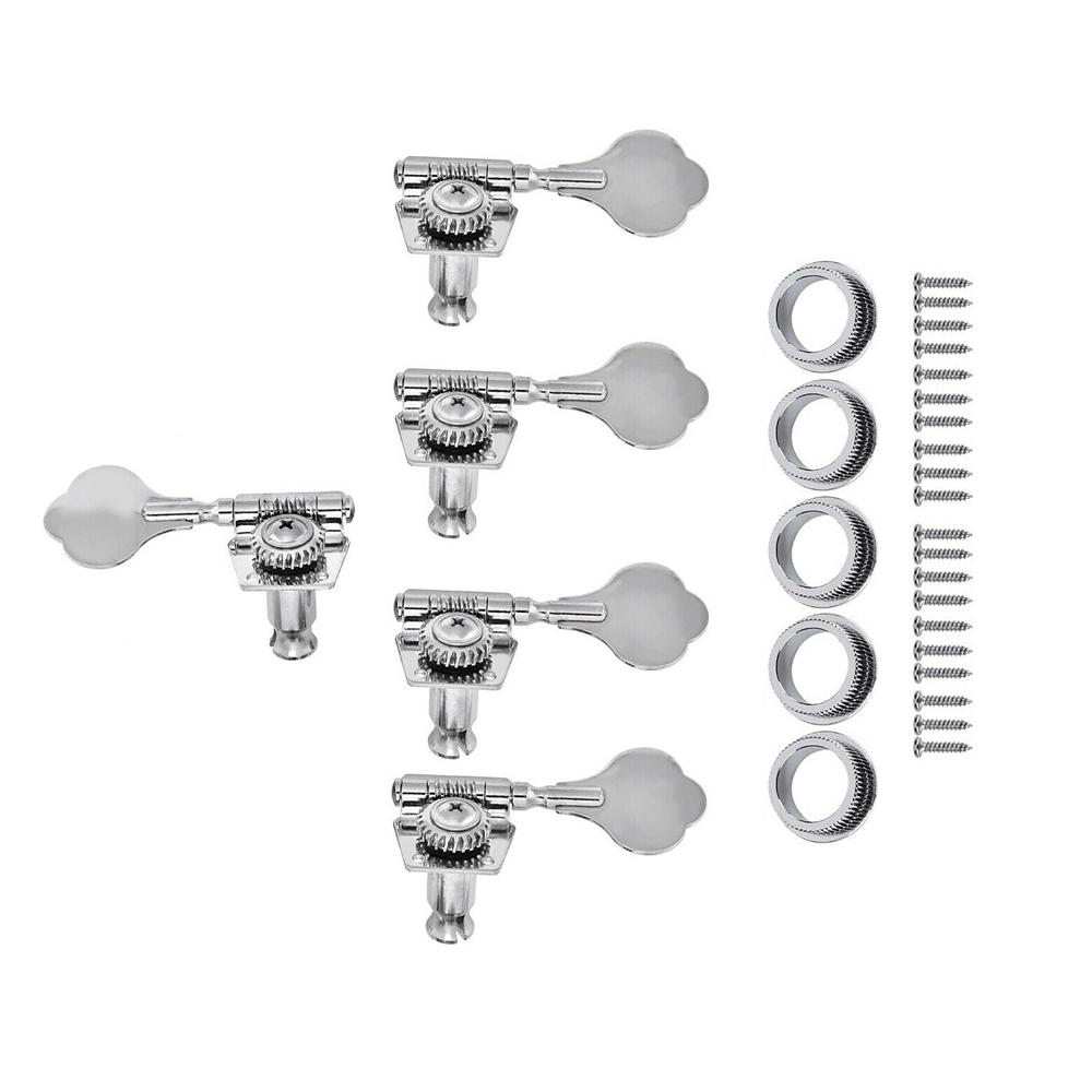 2L3R/3L2R/3L3R/1L4R/4L1R Open Gear Bass 5-String Tuners Tuning Pegs Keys Machine Heads For Bass Guitar Chrome Gold Black
2L3R/3L2R/3L3R/1L4R/4L1R Open Gear Bass 5-String Tuners Tuning Pegs Keys Machine Heads For Bass Guitar Chrome Gold Black