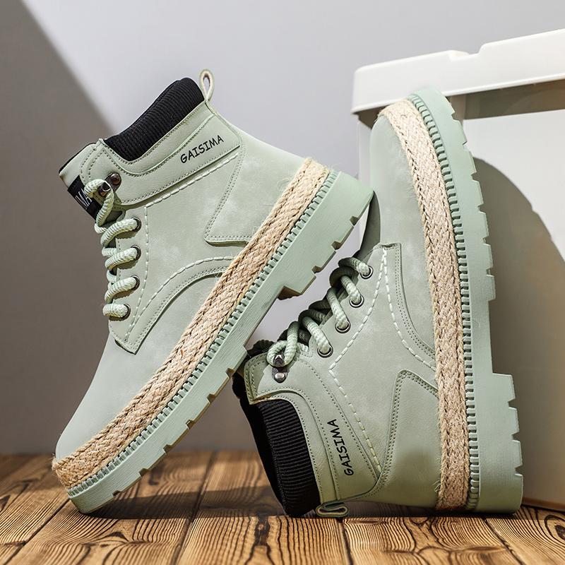 Новые модные осенние и зимние мужские высокие ботинки martin для студентов, трендовые рабочие туфли на мягкой подошве для мальчиков, кроссовки Martin с защитой труда 44 зелёный
Новые модные осенние и зимние мужские высокие ботинки martin для студентов, трендовые рабочие туфли на мягкой подошве для мальчиков, кроссовки Martin с защитой труда 44 зелёный