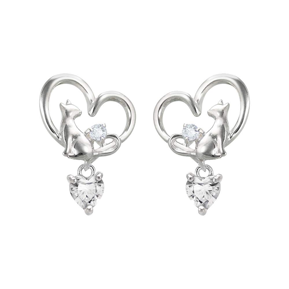 Choose your birthstone earrings for cat perfect as a birthday Blue women, popular, top-quality zirconia, heart, silver, present! MIE3127CZ_WT (June
Choose your birthstone earrings for cat perfect as a birthday Blue women, popular, top-quality zirconia, heart, silver, present! MIE3127CZ_WT (June