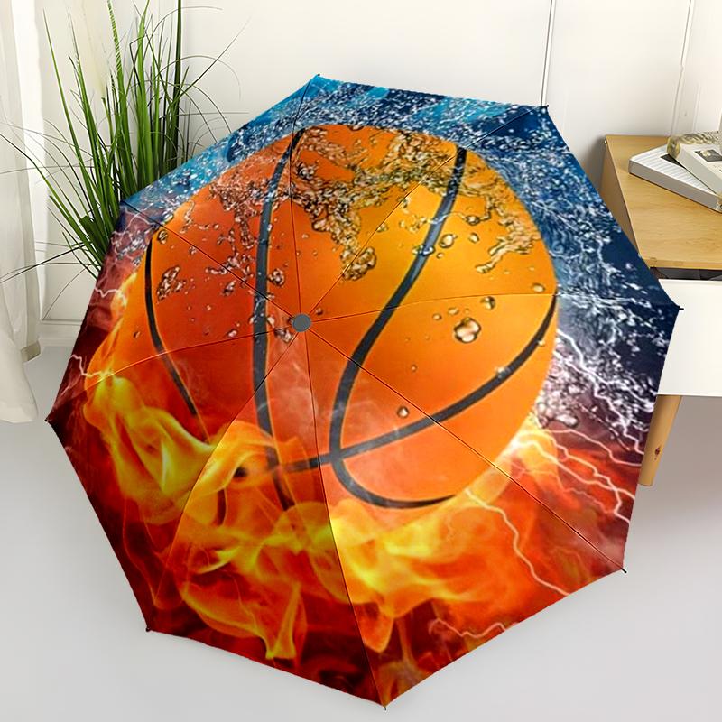 Sports Basketball King Folding Umbrella Auto-Open Design 8 Iron Ribs Plastic Handle Foldable Sunshade Perfect Christmas Gifts
Sports Basketball King Folding Umbrella Auto-Open Design 8 Iron Ribs Plastic Handle Foldable Sunshade Perfect Christmas Gifts