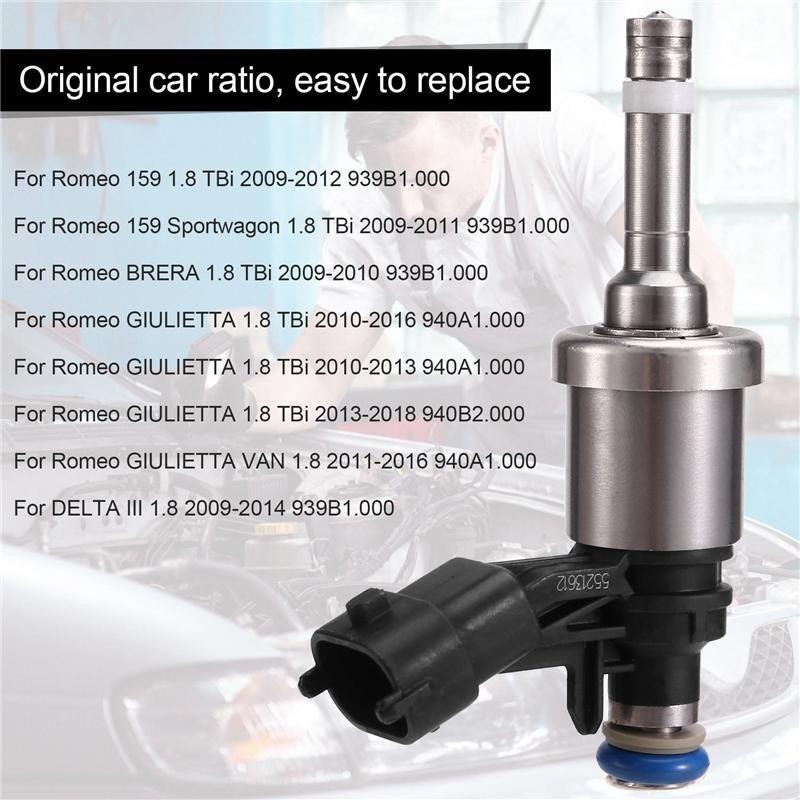 4PCS 0261500067 55213612 Fuel Injector Fit For Alfa Romeo 159 BRERA GIULIETTA 1.8 Tbi LANCIA DELTA MK3 1.8 2009-2018 як показано кольору
4PCS 0261500067 55213612 Fuel Injector Fit For Alfa Romeo 159 BRERA GIULIETTA 1.8 Tbi LANCIA DELTA MK3 1.8 2009-2018 як показано кольору
