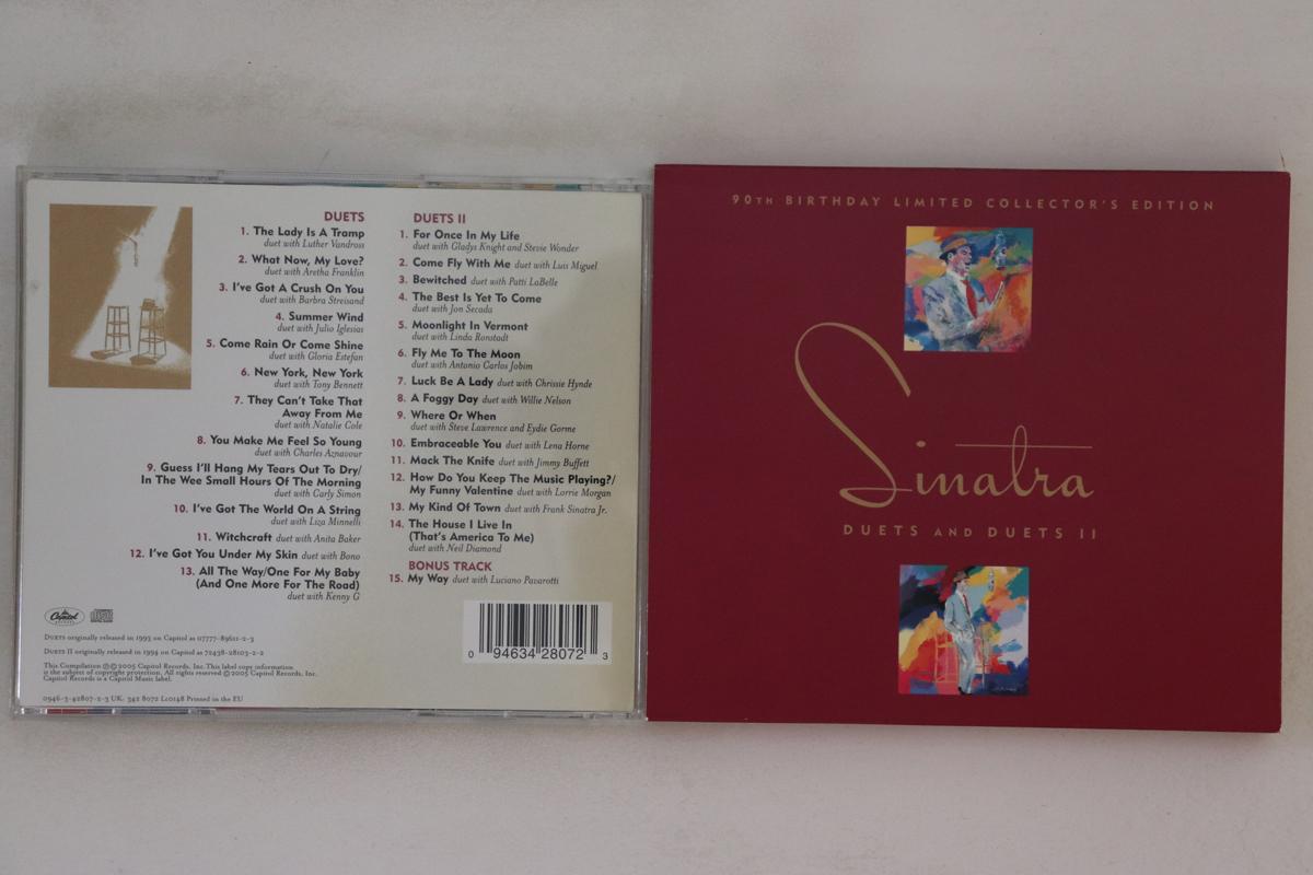 CD FRANK SINATRA - Duets And Duets II 094634280723,34 Capitol Records 2005 UK Jazz Used
CD FRANK SINATRA - Duets And Duets II 094634280723,34 Capitol Records 2005 UK Jazz Used